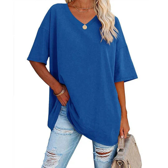 Bella™ Oversized V-neck T-shirt