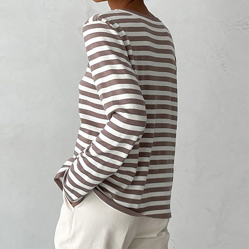 Dagmar Elegant Striped T-shirt