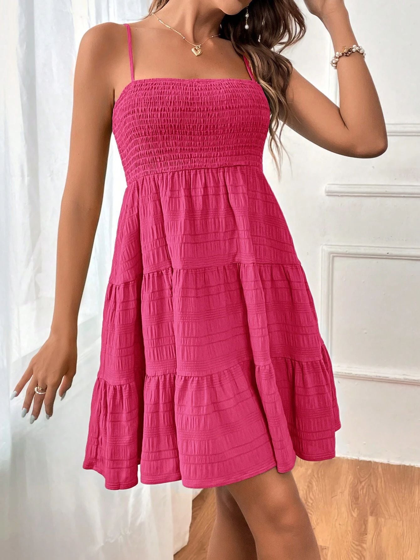 Lynne Pleated Dress