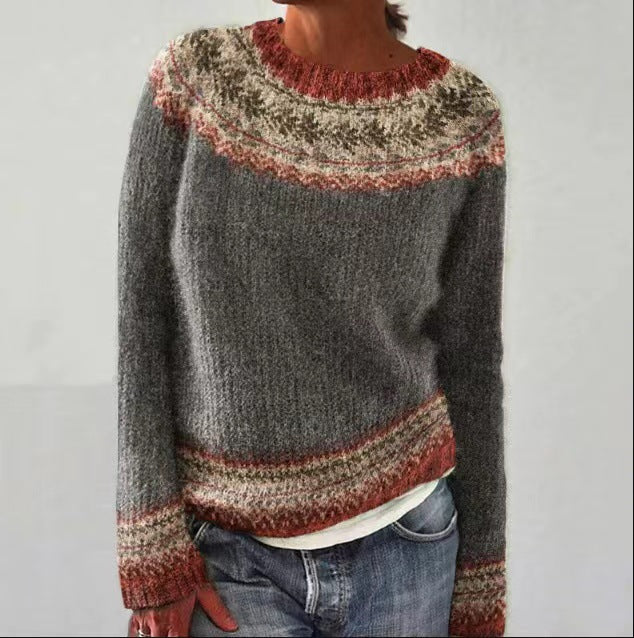 TINA | WARM RETRO KNIT JUMPER