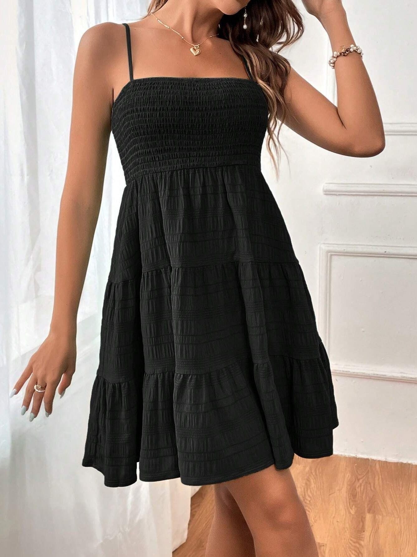 Lynne Pleated Dress